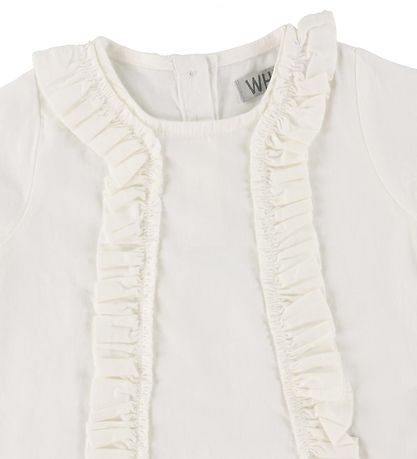 Wheat T-shirt - Blouse Nicoline - White