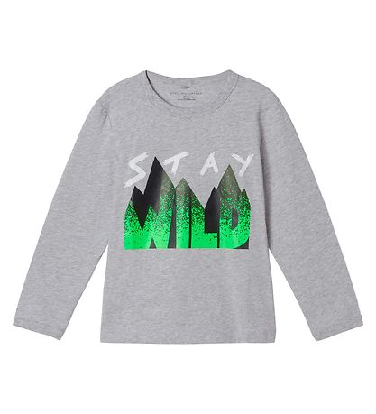 Stella McCartney Kids Blússa - Vertu Wild - Thunder