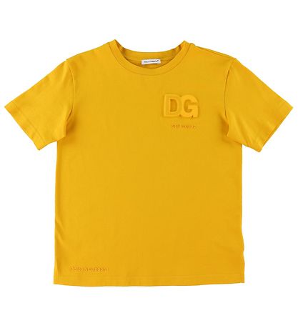 Dolce & Gabbana Stuttermabolur - DG Skate - Gult