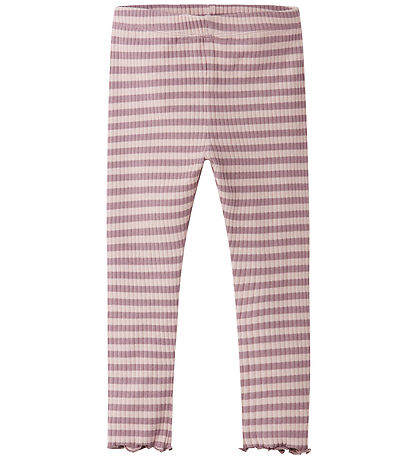 Name It Leggings - NmfVemma - Svampur/Bljómað Lilac