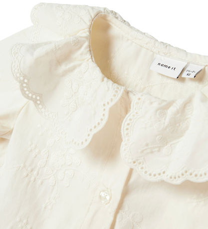 Name It Blouse - NmfOuma - Cloud Dancer