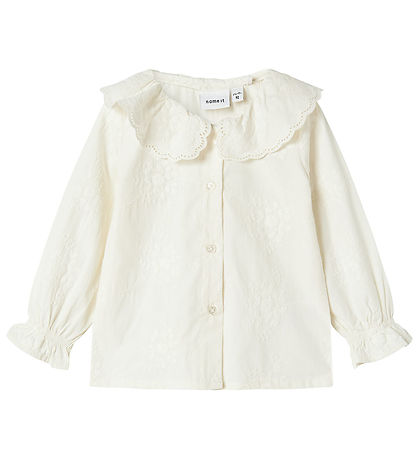 Name It Blouse - NmfOuma - Cloud Dancer