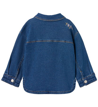 Name It Denim Jacket - NmfKara - Dark Blue Denim/Flower