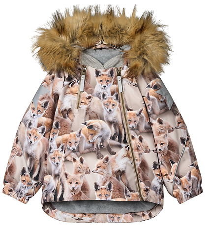 Molo Winterjacke - Hopla Fur - Spielende Füchse
