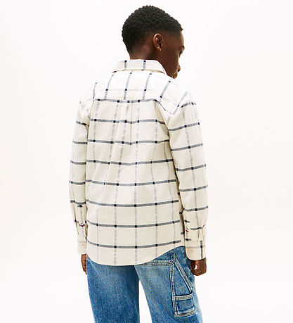 Tommy Hilfiger Shirt - Window Pane Check - White