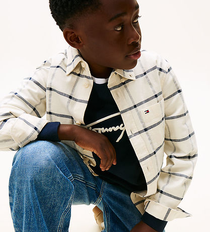 Tommy Hilfiger Shirt - Window Pane Check - White