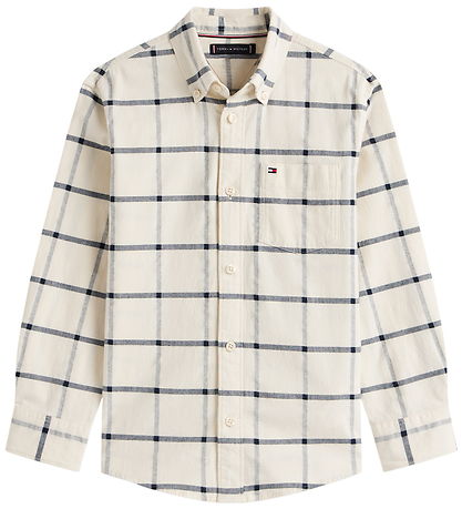 Tommy Hilfiger Shirt - Window Pane Check - White