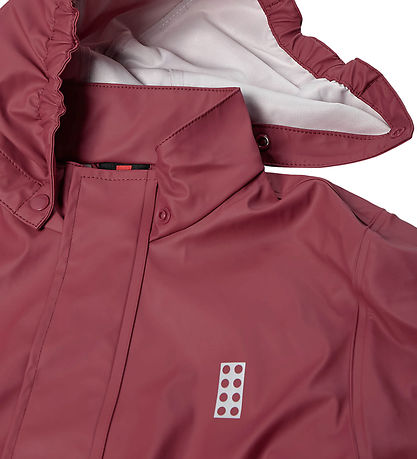 LEGO® Wear Rainwear w. Suspenders - PU - LwjOri - Pink