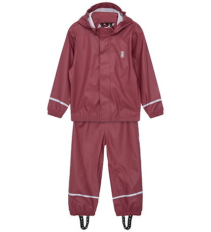 LEGO® Wear Rainwear w. Suspenders - PU - LwjOri - Pink