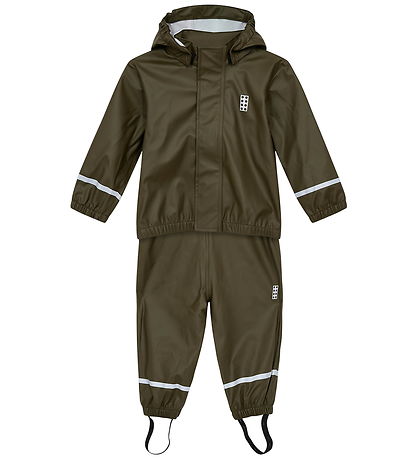LEGO® Wear Regntøy m. Seler - LWJivan 200 - Grønn
