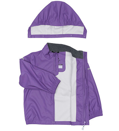 Mikk-Line Regenkleidung m. Träger - PU - Deep Lavender