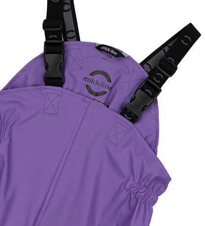 Mikk-Line Regenkleidung m. Träger - PU - Deep Lavender