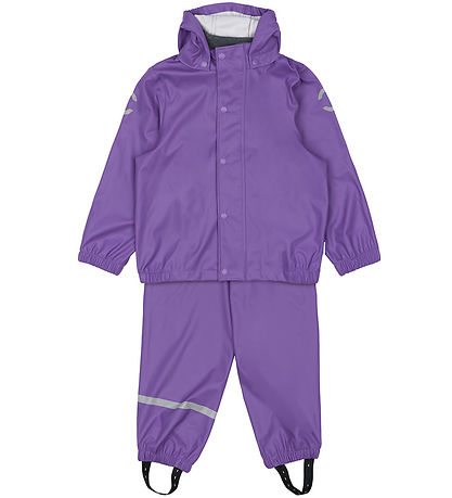 Mikk-Line Regenkleidung m. Träger - PU - Deep Lavender