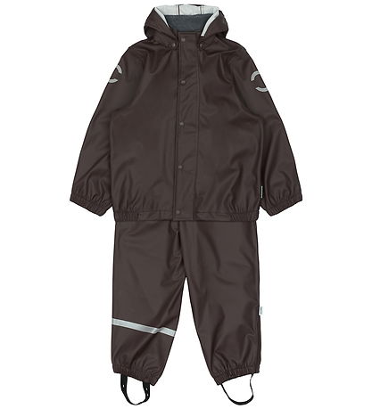 Mikk-Line Regenkleidung m. Träger - PU - Rosine