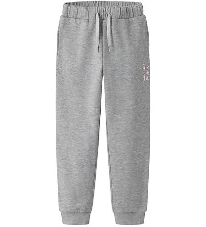 Name It Trousers - NkfOfina - Grey Melange