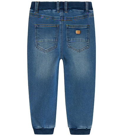Name It Jeans - Baggy - Fleece - NmmBen - Medium+ Blue Denim