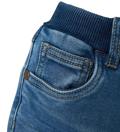 Name It Jeans - Baggy - Fleece - NmmBen - Medium+ Blue Denim