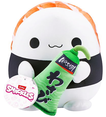 Snackles Soft Toy - 20 cm - The salmon Eva w. Wasabi