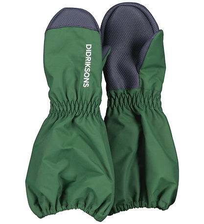 Didriksons Mittens w. Fleece - Shell - Pine Green