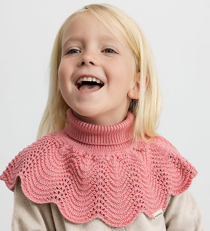 MarMar Neck Warmer - Wool/Cotton - Knitted - Alani - Raspberry