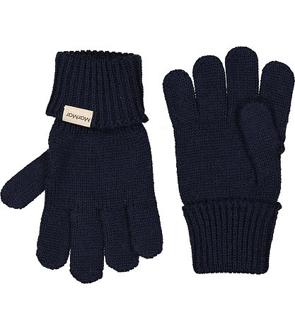 MarMar Gloves - Wool/Cotton - Knitted - Aske - Ink