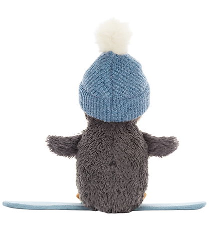 Jellycat Knuffel - 12x18 cm - Pinda Penguin Snowboarden