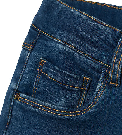 Name It Jeans - Boot - Fleece - NkfSalli - Dark Blue Denim
