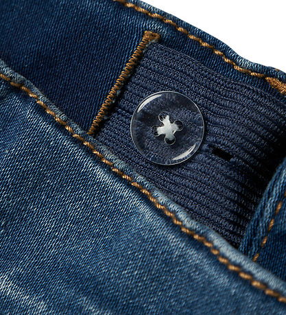 Name It Jeans - Boot - Fleece - NkfSalli - Dark Blue Denim