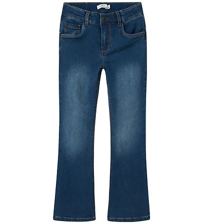 Name It Jeans - Boot - Fleece - NkfSalli - Dark Blue Denim