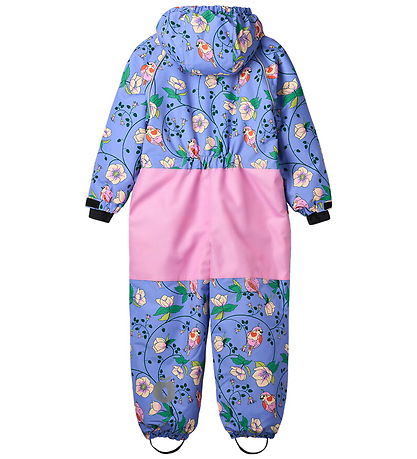 Small flock Snowsuit - Purple delight w. Birds and Flowers