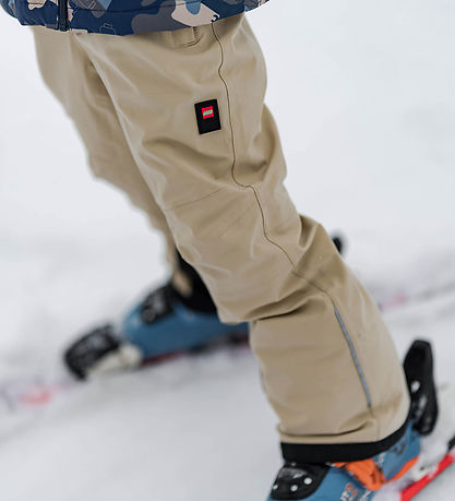 LEGO® Wear Ski Pants w. Suspenders - LwPowai - Beige