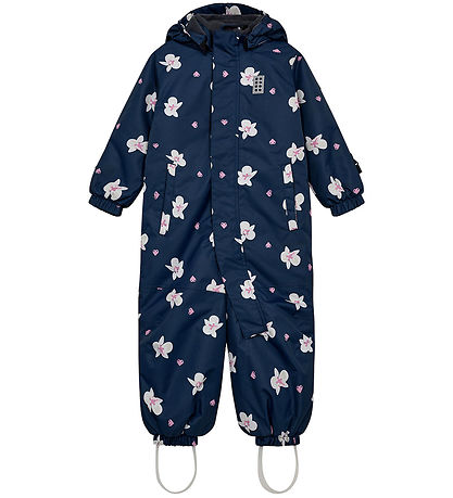 LEGO® Wear Schneeanzug - LwJaz 710 Blau m. Blumen