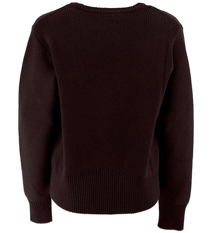 G-Star RAW Bluse - Strick - Kurz - Schokolade Plum