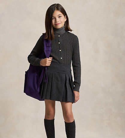 Polo Ralph Lauren Cardigan - Knitted - Cable - Winsor Heather