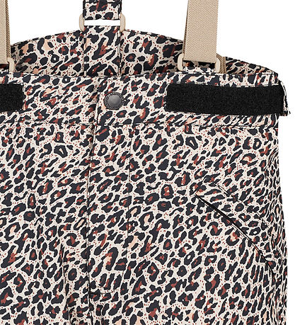 MarMar Ski Pants w. Suspenders - Orla - Leopard