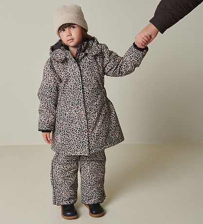 MarMar Ski Pants w. Suspenders - Orla - Leopard