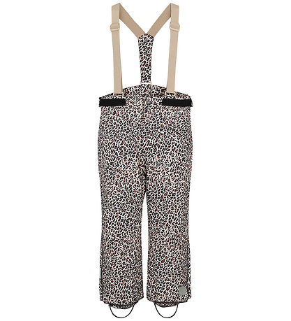 MarMar Ski Pants w. Suspenders - Orla - Leopard