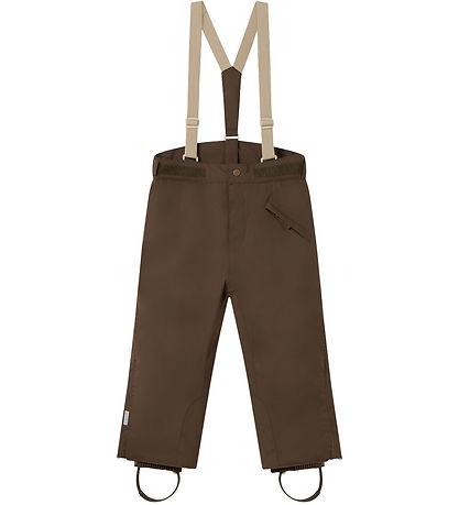 MarMar Ski Pants w. Suspenders - Orla - Deep Chocolate