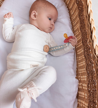 MarMar Pacifier Clip - Hello - Floral Stripe