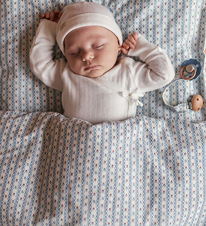 MarMar Pacifier Clip - Hello - Floral Stripe