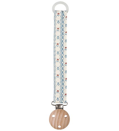 MarMar Pacifier Clip - Hello - Floral Stripe