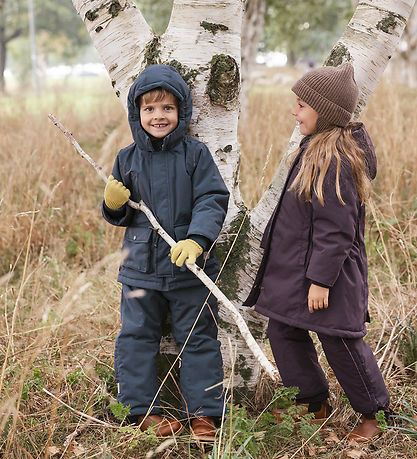 MarMar Ski Pants w. Suspenders - Orla - Deep Plum