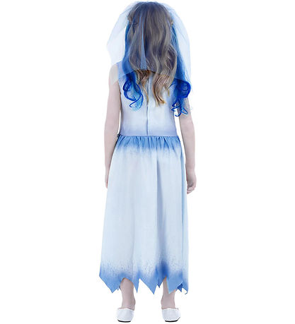 Smiffys Kostüm - Corpse Bride - Emily - Blau