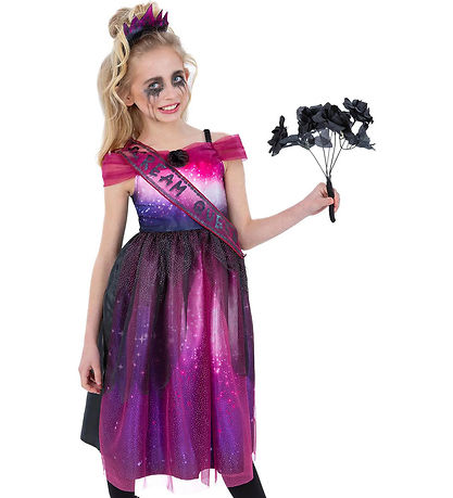 Smiffys Kostüm - Scream Queen - Lila/Rosa