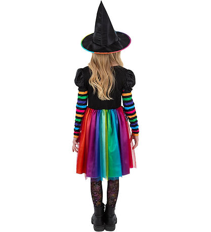 Smiffys Kostüm - Rainbow Hexe - Mehrfarbig