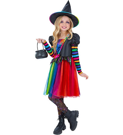 Smiffys Kostüm - Rainbow Hexe - Mehrfarbig