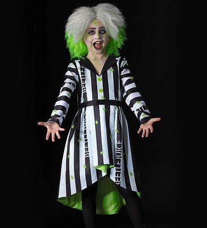 Smiffys Kostüm - Beetlejuice - Weiß/Schwarz