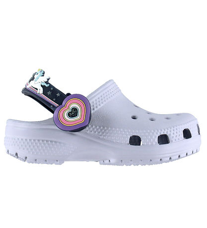 Crocs Sandalen m. Hell - Frosted Grape m. Einhorn