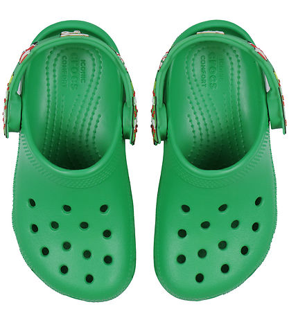 Crocs Sandals w. Light - Classic Clog T - Grass Green