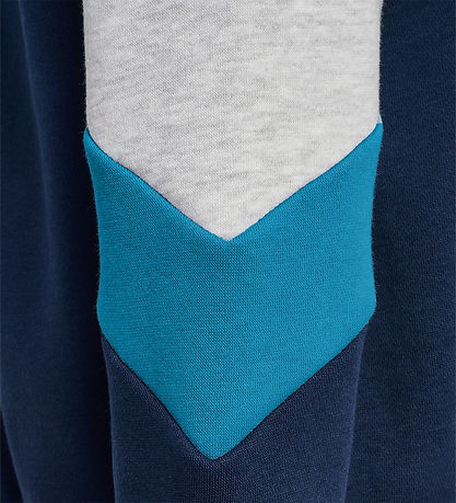 Hummel Kapuzenpullover - hmlJR - m. Reißverschluss - Dress Blues